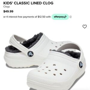 Kid’s Classic Lined Clog-CROCS